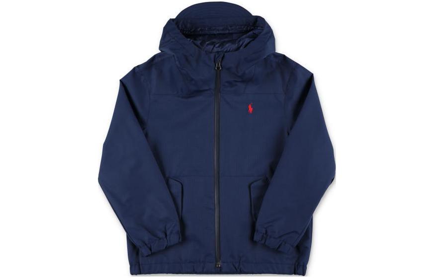 Ralph Lauren SS24 Logo Zip-Up Hoodie Jacket Blue 24P875510-001