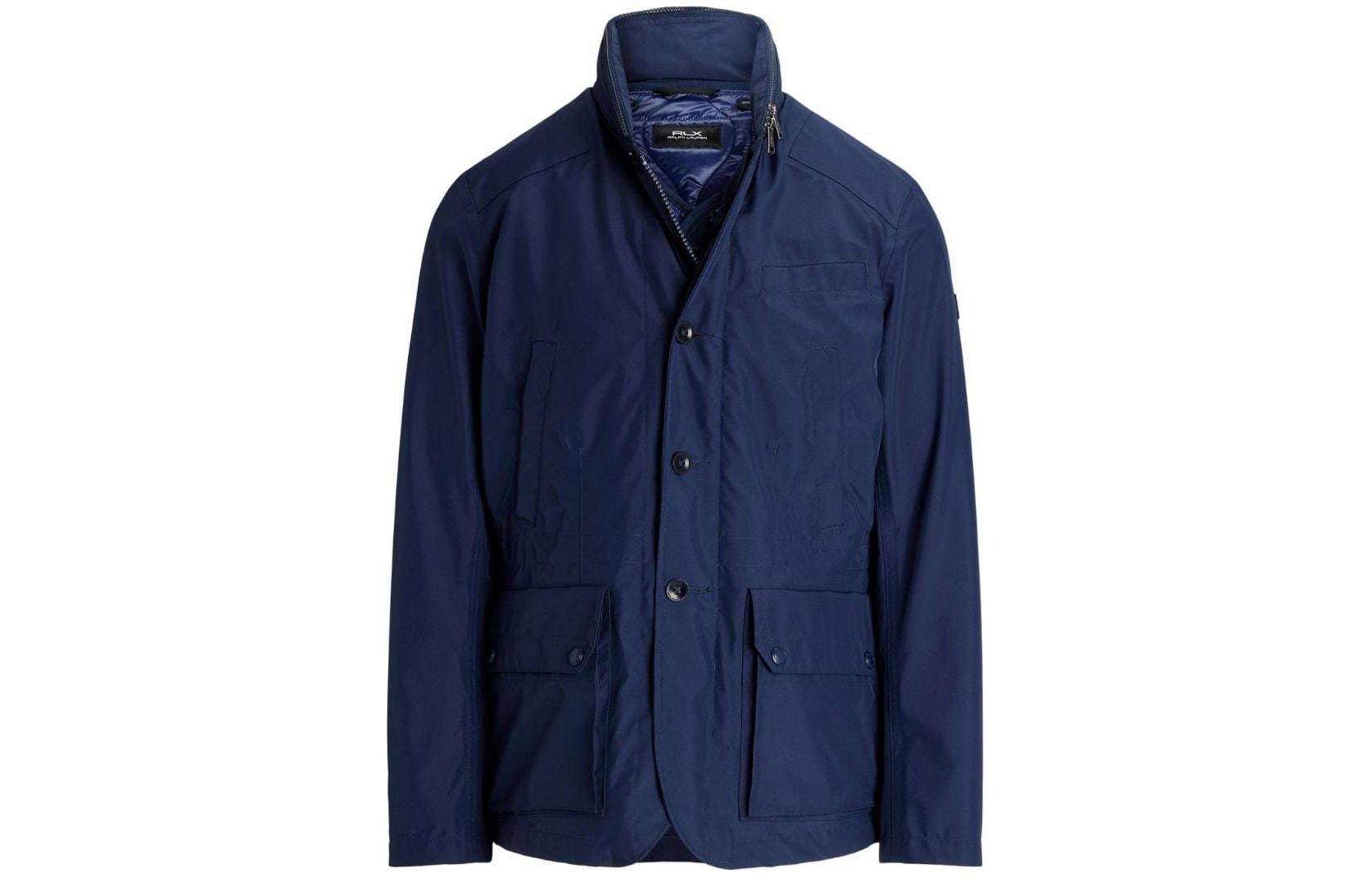 Ralph Lauren SS24 Navy Detachable Hood Bomber Jacket 784866521-004