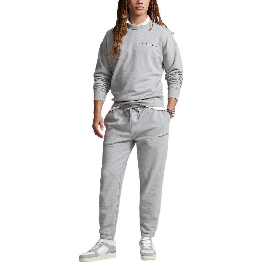 Lookbook 拉夫劳伦 SS24 Nevis 字母标志圆领套头卫衣 MNPOKNI16823383-020