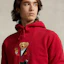 Sizing Ralph Lauren 男裝紅色連帽衫 SS24 小熊印花圖案 MNPOKNI16823377-600
