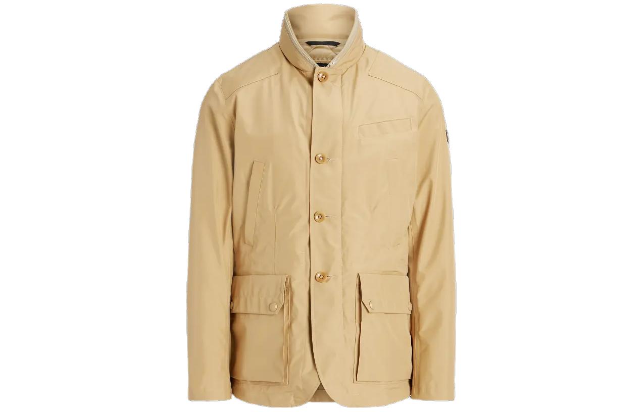 Ralph Lauren SS24 Solid Logo Hoodie 3-in-1 Jacket Khaki MNRXOTW17I20-017