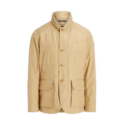 Ralph Lauren SS24 Solid Logo Hoodie 3-in-1 Jacket Khaki MNRXOTW17I20-017