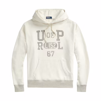 Ralph Lauren SS24 White Hoodie with Letter Logo Print Design MNPOKNI16823389-101