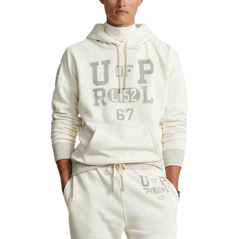 Ralph Lauren SS24 White Hoodie with Letter Logo Print Design MNPOKNI16823389-101 圖 4