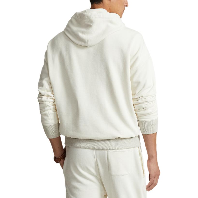 Ralph Lauren SS24 White Hoodie with Letter Logo Print Design MNPOKNI16823389-101 圖 5