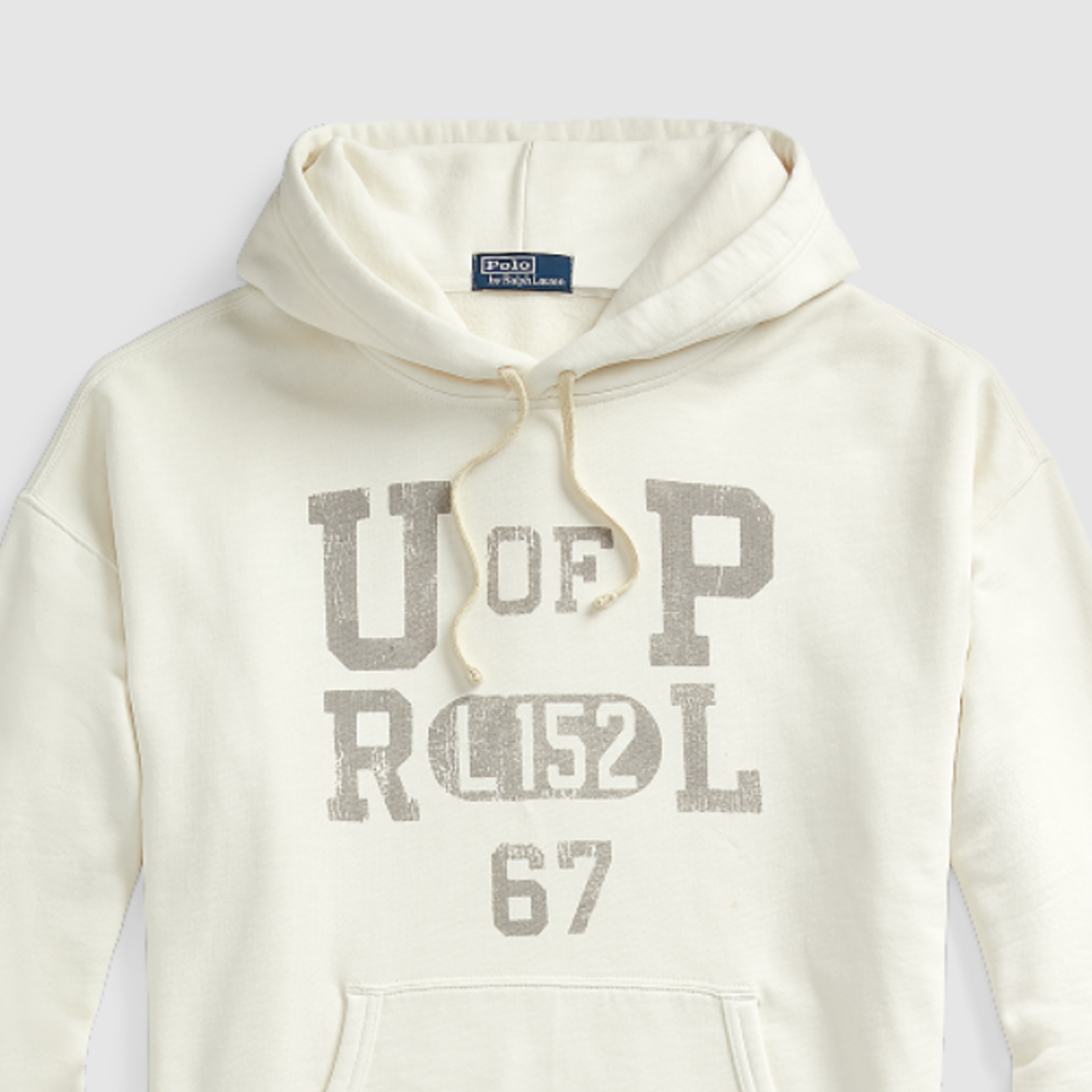 Ralph Lauren SS24 White Hoodie with Letter Logo Print Design MNPOKNI16823389-101 圖 6