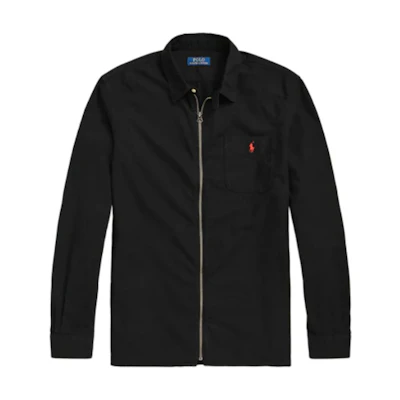 Ralph Lauren SS25 Embroidered Pony Zip Shirt Style Jacket - 710847236-002