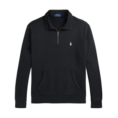 Ralph Lauren SS25 Quarter-Zip Pullover Sweatshirt with Pony Embroidery MNPOKNI16824143-001
