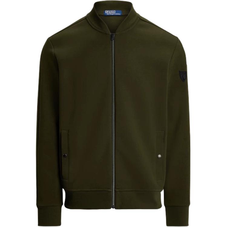 Ralph Lauren SS25 Reversible Bomber Zip Jacket in Brown Green MNPOKNI16824130-301