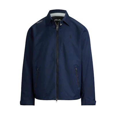 Ralph Lauren SS25 Solid Navy Zip Pocket Long-Sleeve Jacket MNXGOTW16020118- 410
