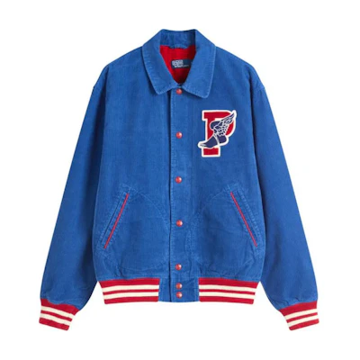 Ralph Lauren Striped Colorblock Button-Up Jacket Blue - Long Sleeve Jacket 710962236-001