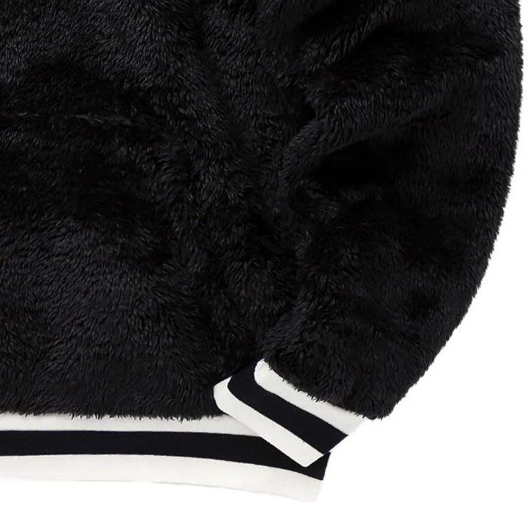 Details for 拉夫勞倫條紋Logo印花黑色連帽長袖上衣 710920251-002