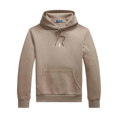 Ralph Lauren Taupe Hoodie with Logo Embroidery and Drawstring 710881506-031