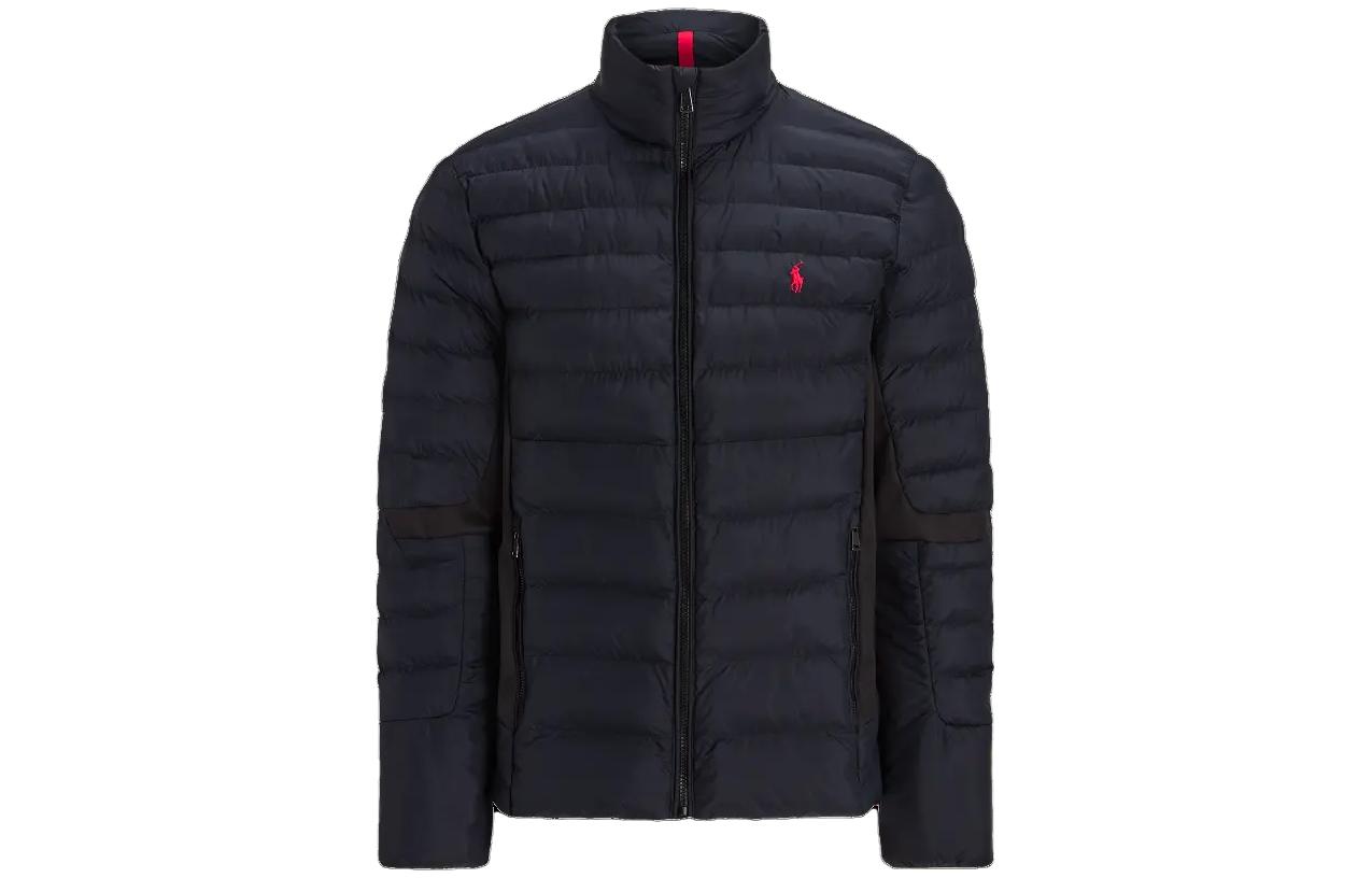 Ralph Lauren The Colden Packable Hybrid Jacket Embroidered Logo Black Jacket MNPOOTW16021-210