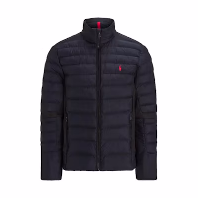 Ralph Lauren The Colden Packable Hybrid Jacket Embroidered Logo Black Jacket MNPOOTW16021-210