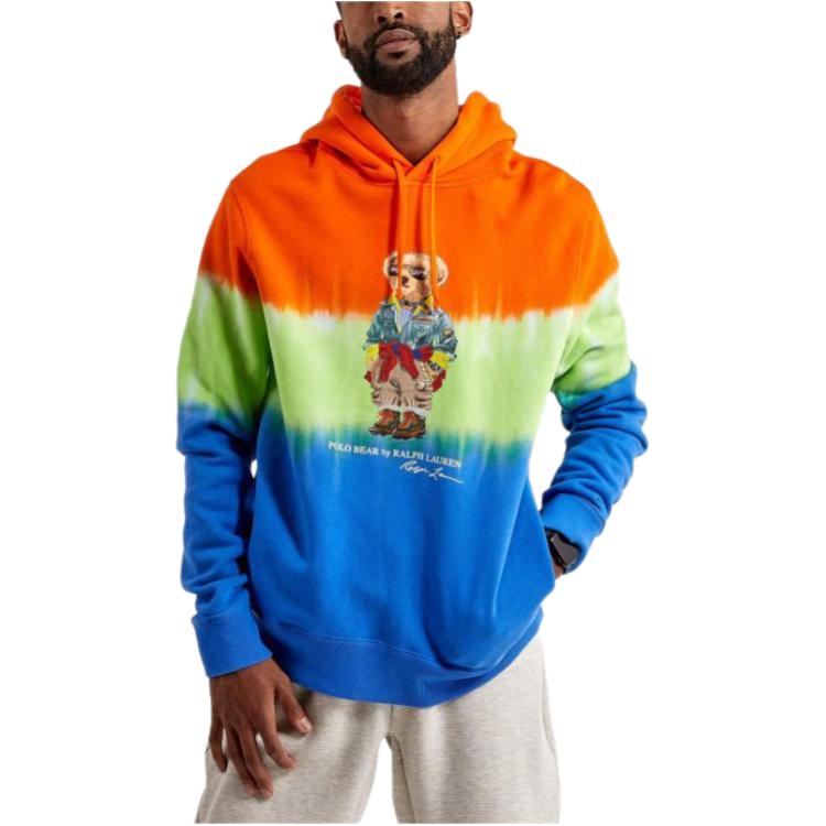 Ralph Lauren Tie-Dye Bear Hoodie Multicolor 710891525-002