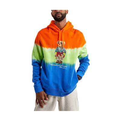 Ralph Lauren Tie-Dye Bear Hoodie Multicolor 710891525-002