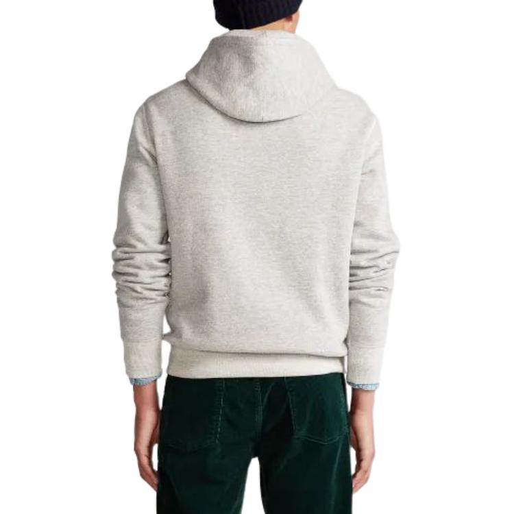 Shop 拉夫劳伦虎刺绣连帽衫胡椒灰 MNPOKNI16820754-灰色 MNPOKNI16820754-GREY