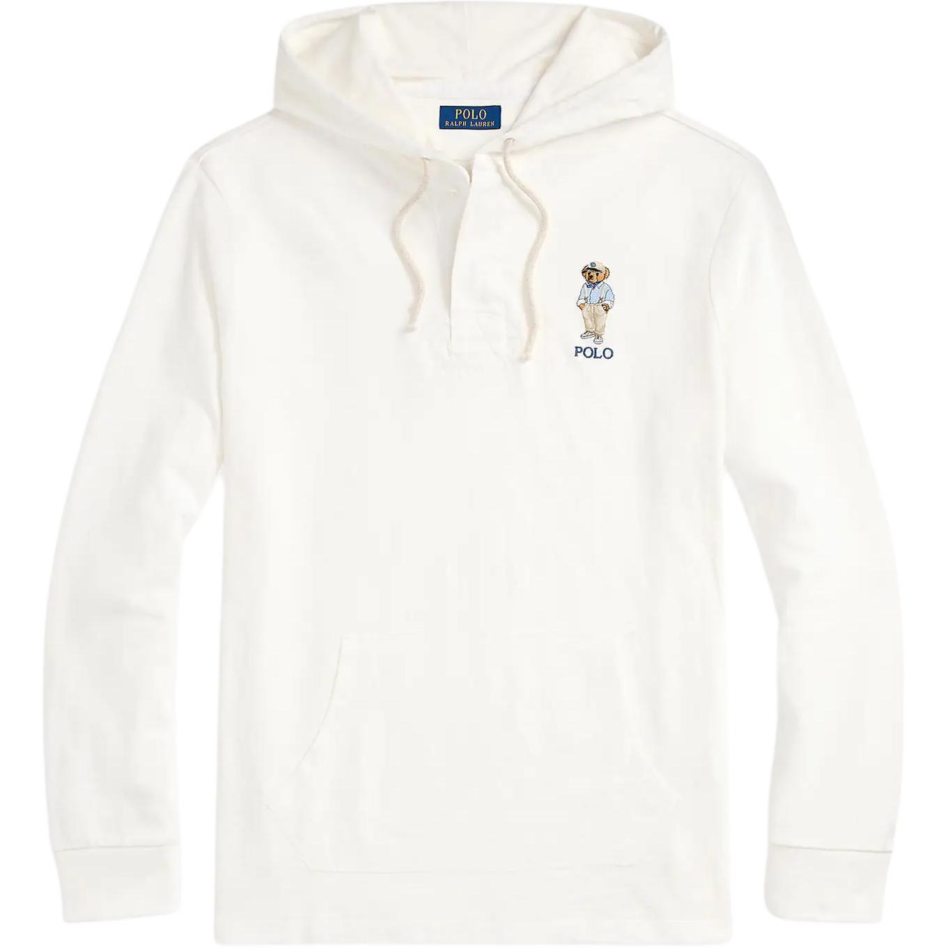 Ralph Lauren White Hoodie Casual Sweatshirt 710941869-001