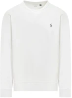 Ralph Lauren White Logo Crewneck Pullover Long Sleeve Sweatshirt 710881519-006 Ralph Lauren White Logo Crewneck Pullover Long Sleeve Sweatshirt 710881519-006