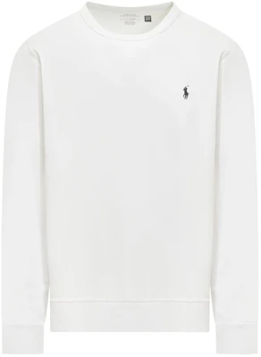 Sudadera Ralph Lauren Blanca de Logo con Cuello Redondo y Mangas Largas. 710881519-006 Buy Sudadera Ralph Lauren Blanca de Logo con Cuello Redondo y Mangas Largas. 710881519-006