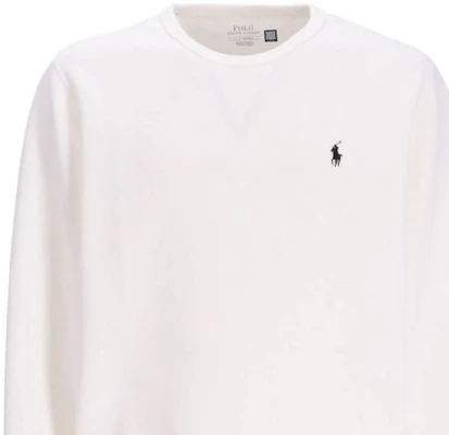 Sudadera Ralph Lauren Blanca de Logo con Cuello Redondo y Mangas Largas. 710881519-006 Details for Sudadera Ralph Lauren Blanca de Logo con Cuello Redondo y Mangas Largas. 710881519-006