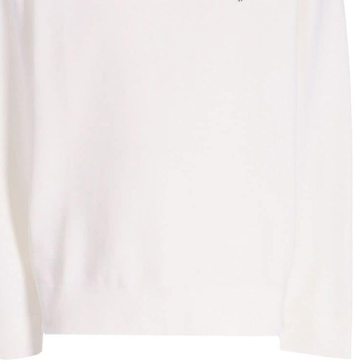 Sizing Sudadera Ralph Lauren Blanca de Logo con Cuello Redondo y Mangas Largas. 710881519-006