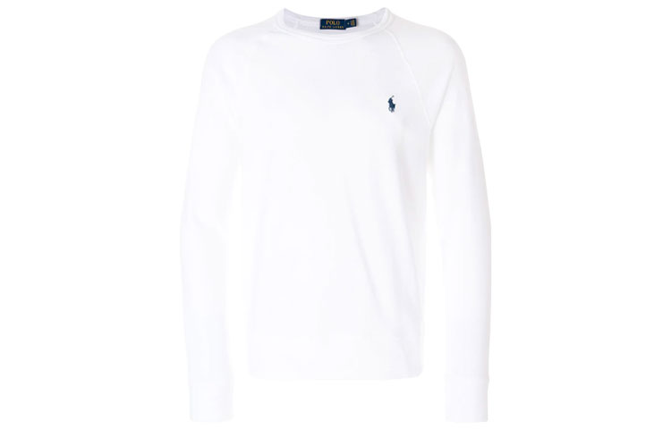 Order Ralph Lauren Baju Putih Pullover dengan Sulaman Logo 710644952011-011