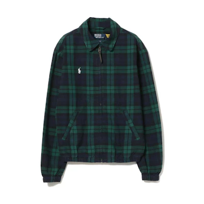 Ralph Lauren BEAMS FW22 Plaid Print Collared Jacket Menswear 13-18-0981-770-BL