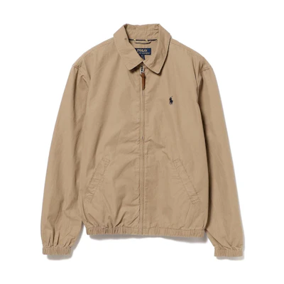 Ralph Lauren Beams Khaki Embroidered Logo Bomber Jacket Men 11-18-4746-770