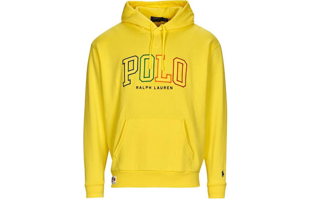 Ralph Lauren Yellow Alphabet Print Long Sleeve Sweatshirt 710899182-005