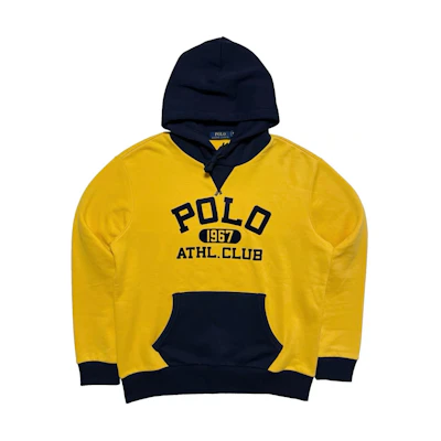 Ralph Lauren Yellow Hoodie with Logo Print 710929404-002