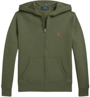 Ralph Lauren Youth FW25 Logo Fleece Hoodie Full-Zip Jacket 323799360-053 Ralph Lauren Youth FW25 Logo Fleece Hoodie Full-Zip Jacket 323799360-053