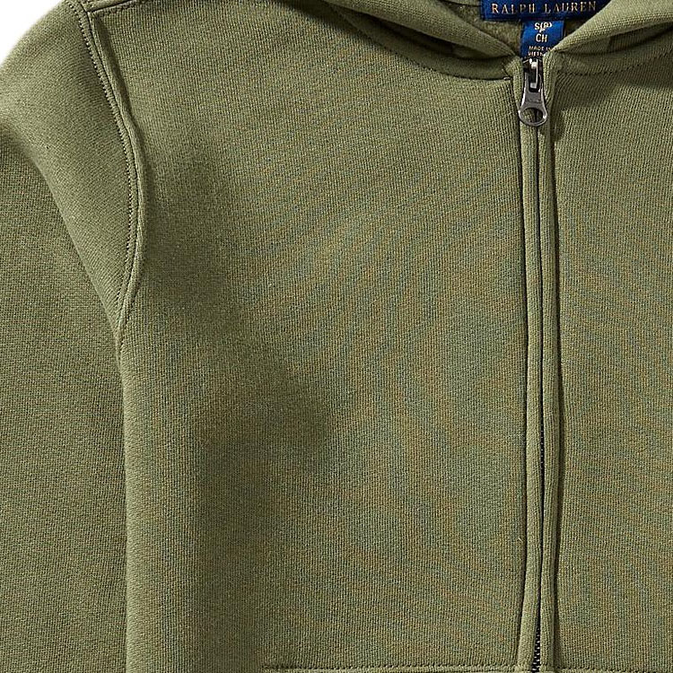 Purchase 拉夫羅倫青少年FW25標誌抓絨連帽外套全拉鏈夾克 323799360-053