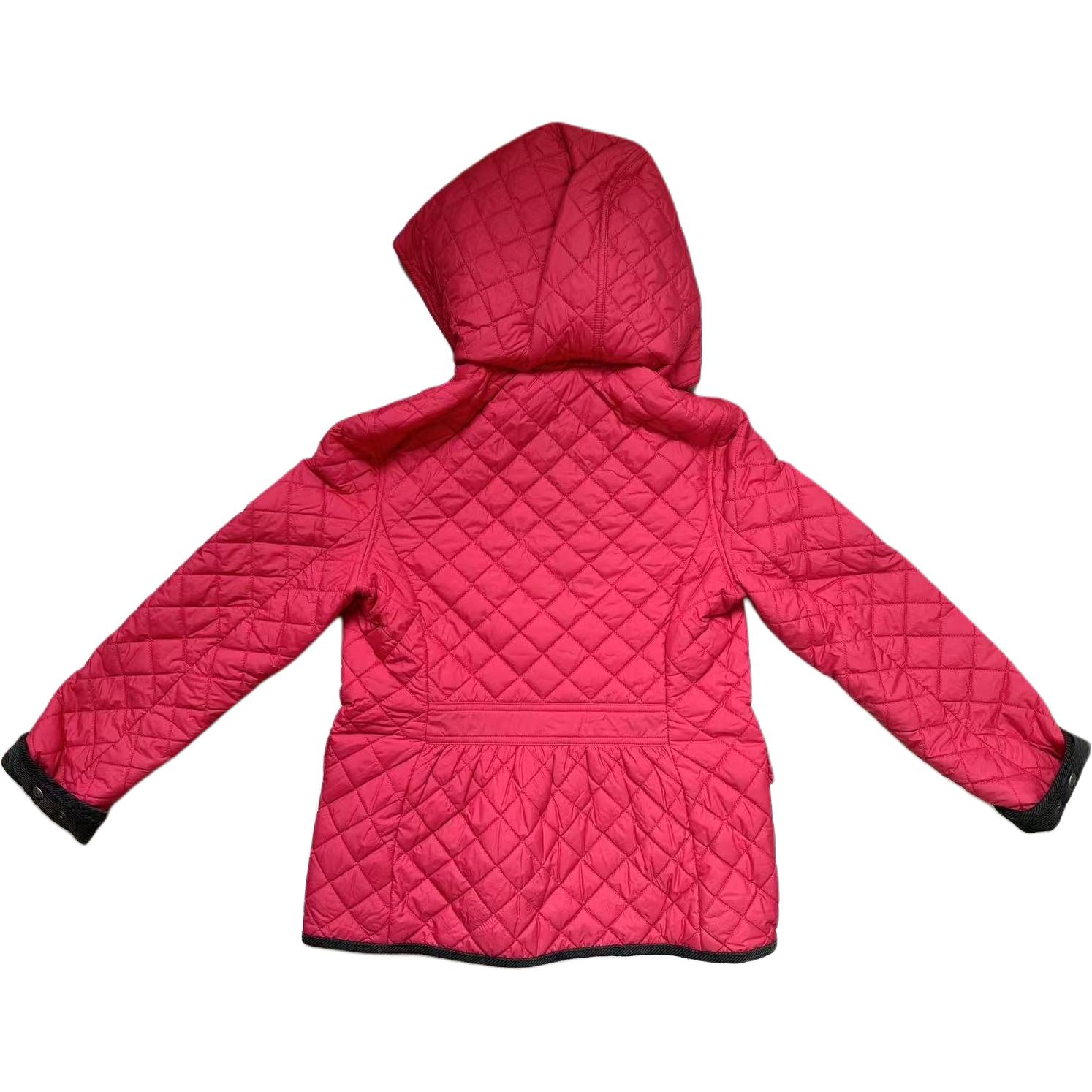 Ralph Lauren Youth Quilted Embroidered Hooded Jacket Red FW24 313910983-004 圖 3