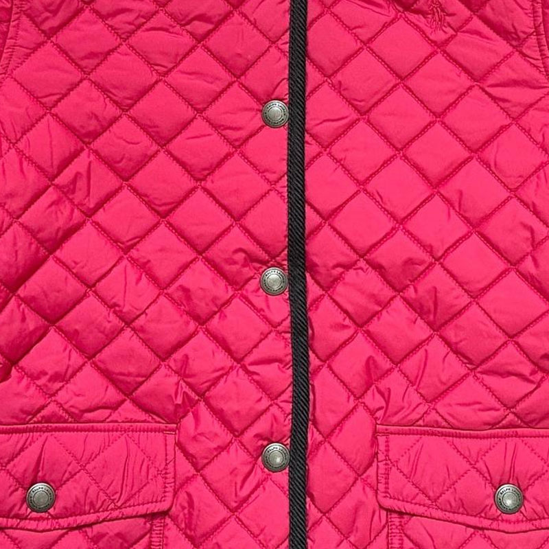 Ralph Lauren Youth Quilted Embroidered Hooded Jacket Red FW24 313910983-004 圖 5