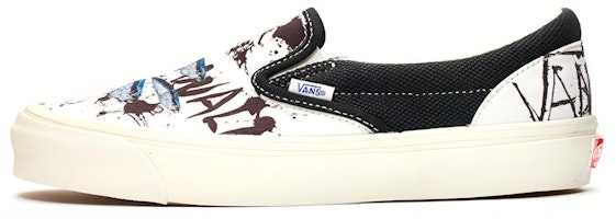 Ralph Steadman x Vans OG Classic Slip-On LX 'Blue Tuna' VN0A45JKVQM Ralph Steadman x Vans OG Classic Slip-On LX 'Blue Tuna' VN0A45JKVQM