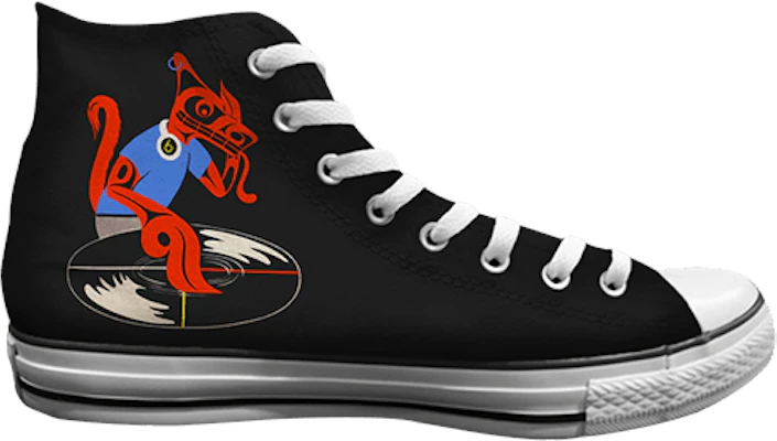 Rande Cooke x Converse Chuck Taylor All Star Hi Top 'A Tribe Called Red' RANDEC Buy Rande Cooke x Converse Chuck Taylor All Star Hi Top 'A Tribe Called Red' RANDEC