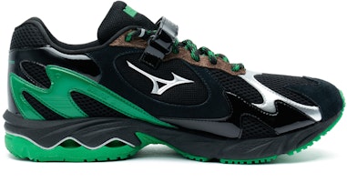 Randomevent x Mizuno Wave Solar RDET 潮流復古 低筒 運動休閒鞋 男女同款 黑綠銀 Order Randomevent x Mizuno Wave Solar RDET 潮流復古 低筒 運動休閒鞋 男女同款 黑綠銀