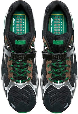 Mizuno x Randomevent Wave Rider 1 'Black Green Silver' D1GH224201 Lookbook Mizuno x Randomevent Wave Rider 1 'Black Green Silver' D1GH224201
