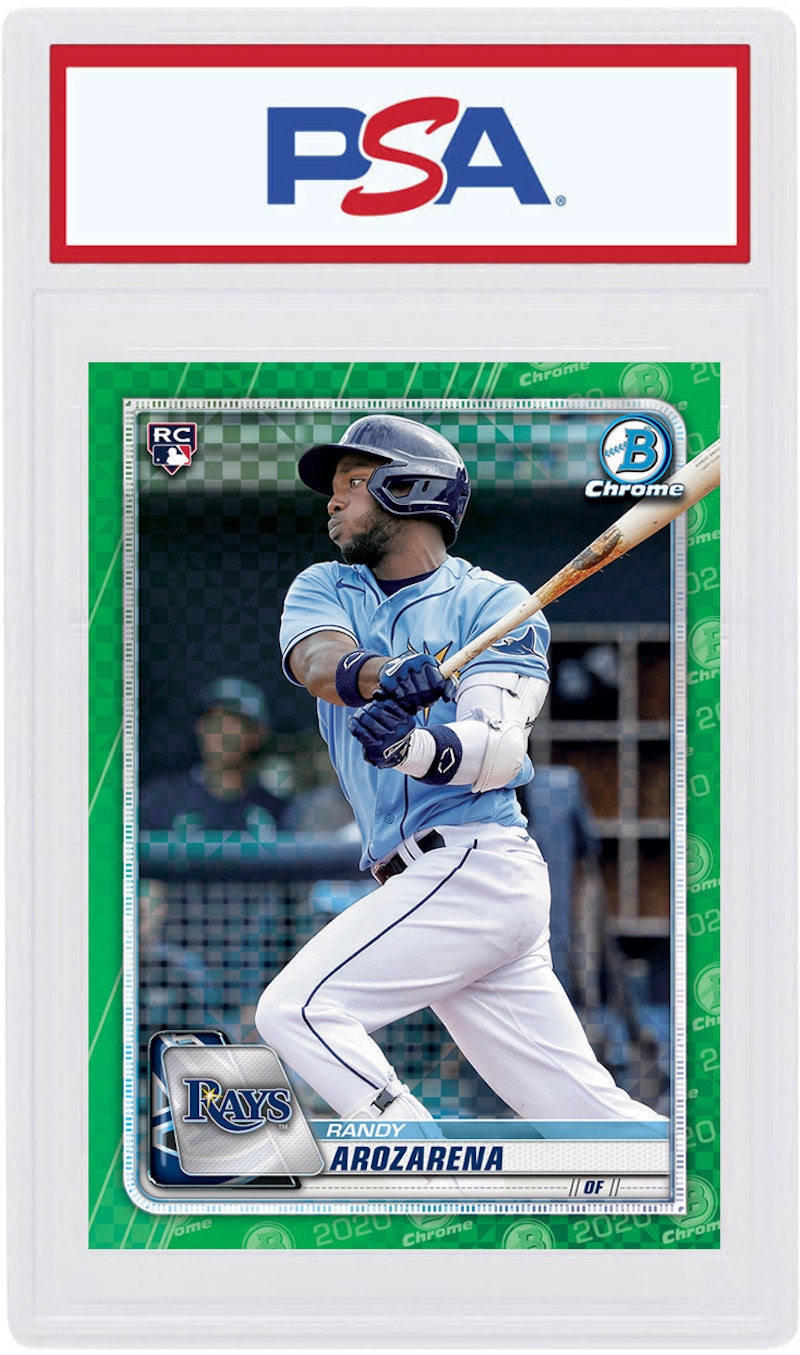 Randy Arozarena 2020 Bowman Chrome X Rookie Green X-Fractor /31 #11