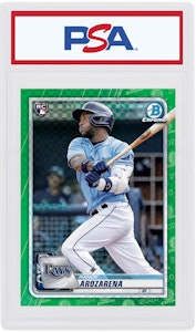 Randy Arozarena 2020 Bowman Chrome X Rookie Hijau X-Fractor /31 #11 Buy Randy Arozarena 2020 Bowman Chrome X Rookie Hijau X-Fractor /31 #11