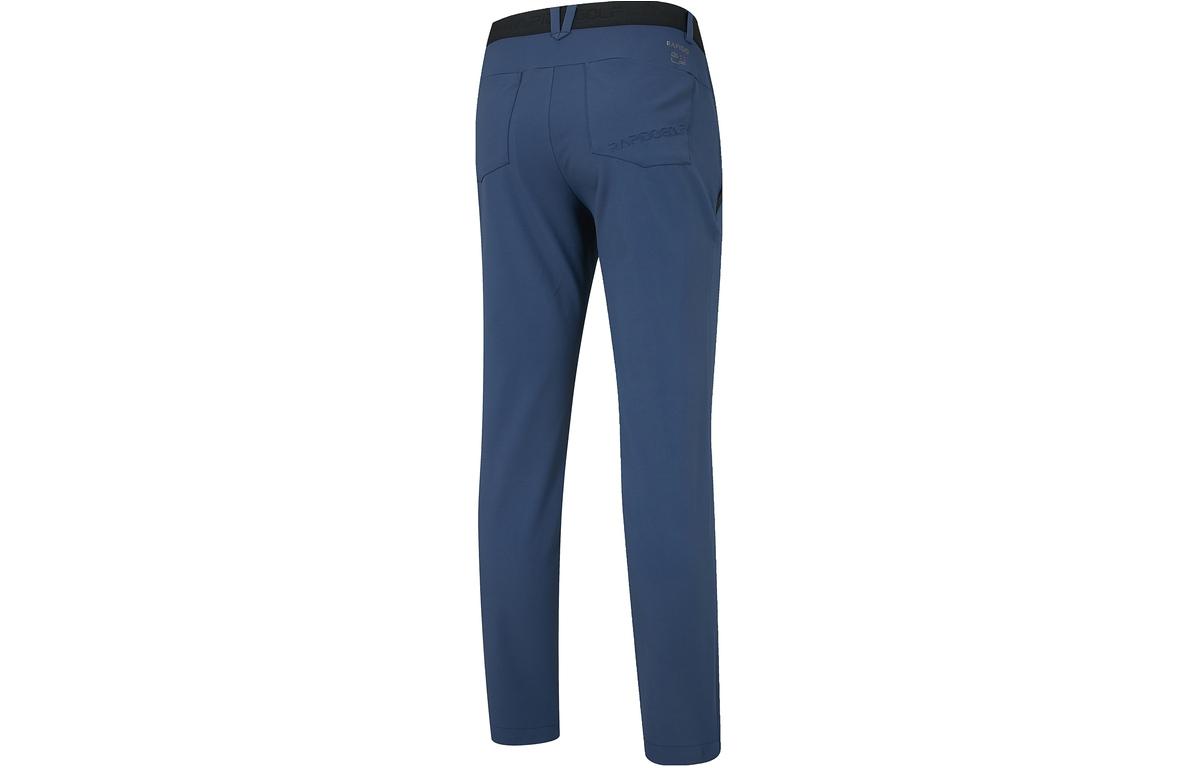 Lookbook RAPIDO Seluar Golf Lurus Kasual Biru Sederhana Tinggi dengan Zip Selesa. CN4221Z23