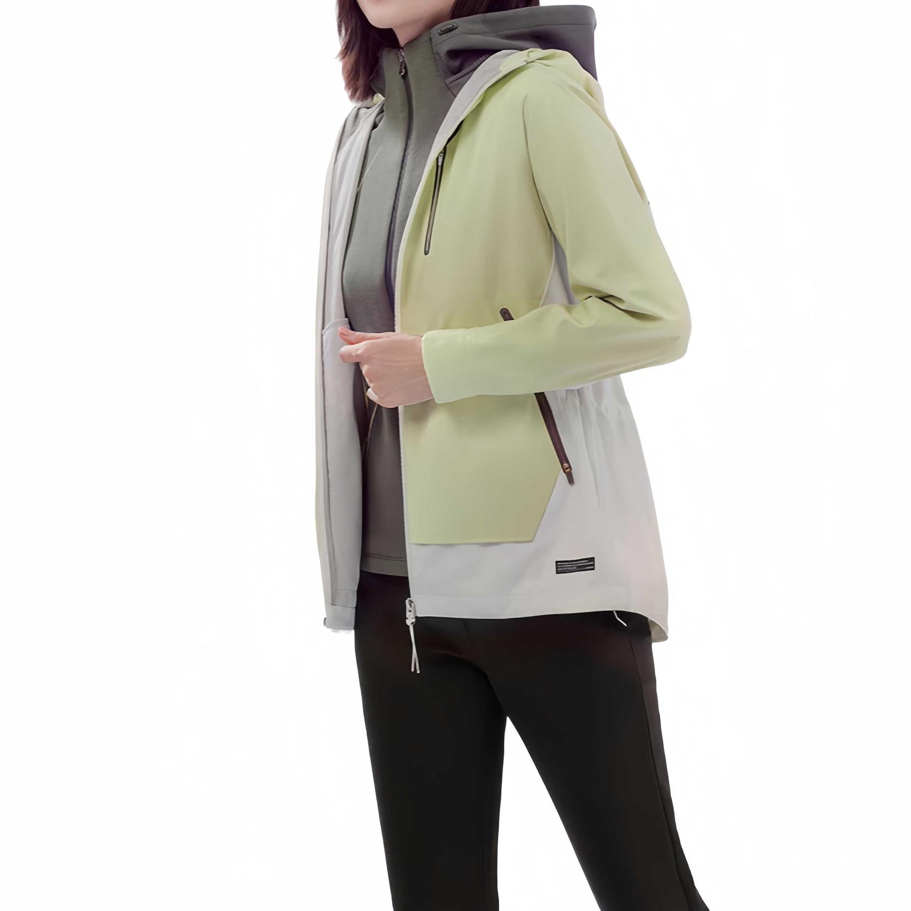 Lookbook ラピード カラーブロック ルーズフィット フーディージャケット CP4839J03