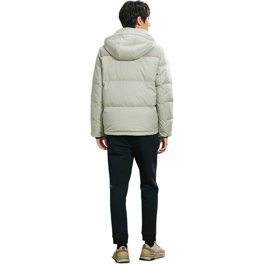 RAPIDO  Khaki Detachable Hood Colorblock Down Jacket Outdoor Style CN3938O35 圖 6