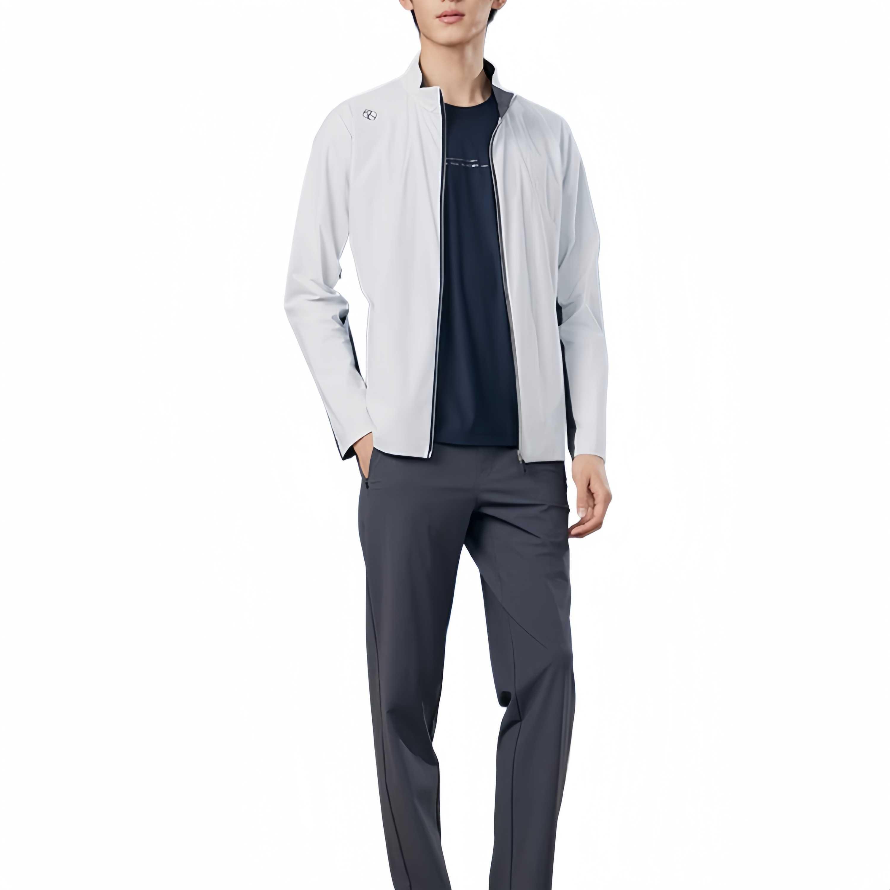 Order RAPIDO ライトグレー ソフト ウォーム アウトドア カジュアル スポーツジャケット CN4239J03