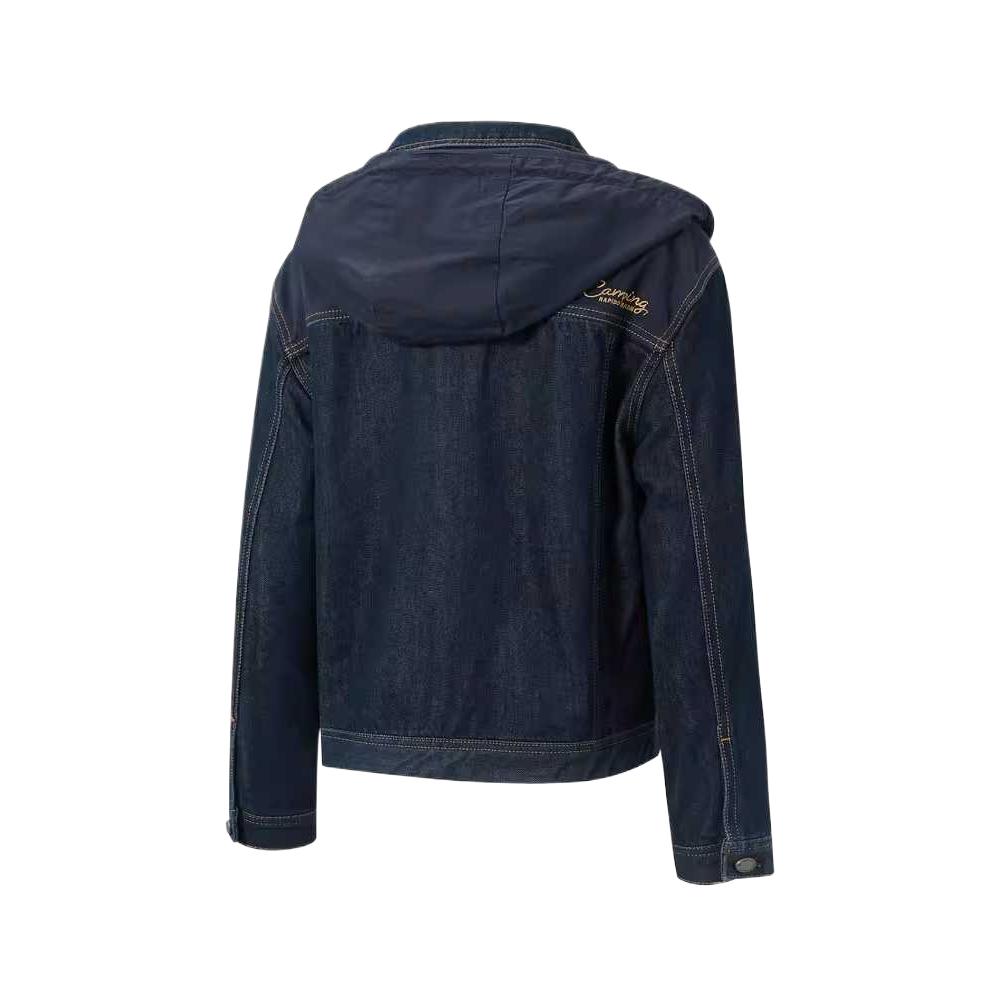 RAPIDO  Lightweight Denim Jacket with Detachable Hood - Blue. CP3839O44 圖 3