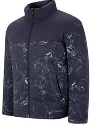 RAPIDO Stylish Printed Puffer Jacket - Indigo Blue CN3X38X10 Order RAPIDO Stylish Printed Puffer Jacket - Indigo Blue CN3X38X10
