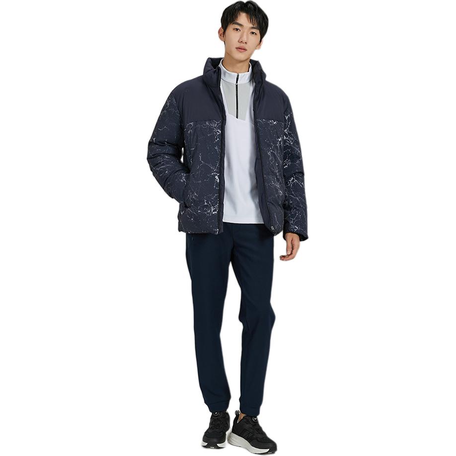 Purchase RAPIDO  Stylish Printed Puffer Jacket - Indigo Blue CN3X38X10