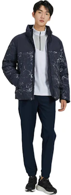 RAPIDO Stylish Printed Puffer Jacket - Indigo Blue CN3X38X10 Purchase RAPIDO Stylish Printed Puffer Jacket - Indigo Blue CN3X38X10